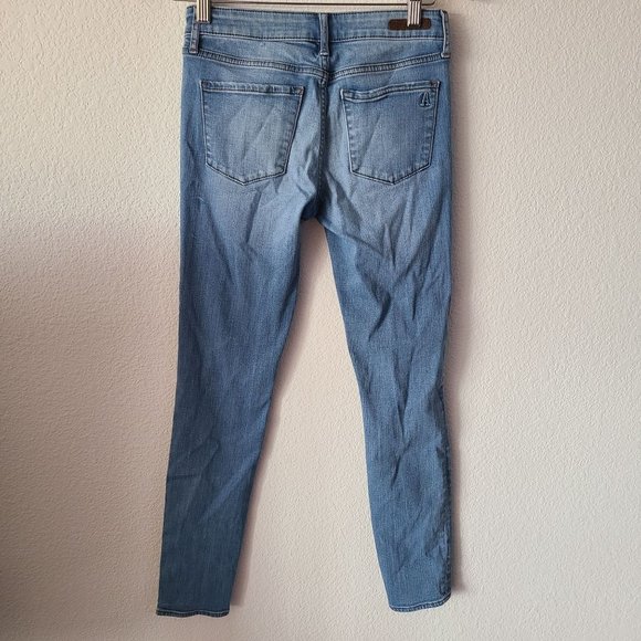 Articles of Society US Women Sz 25 Sarah Skinny Fit Light Wash Jeans Distressed - Picture 5 of 12